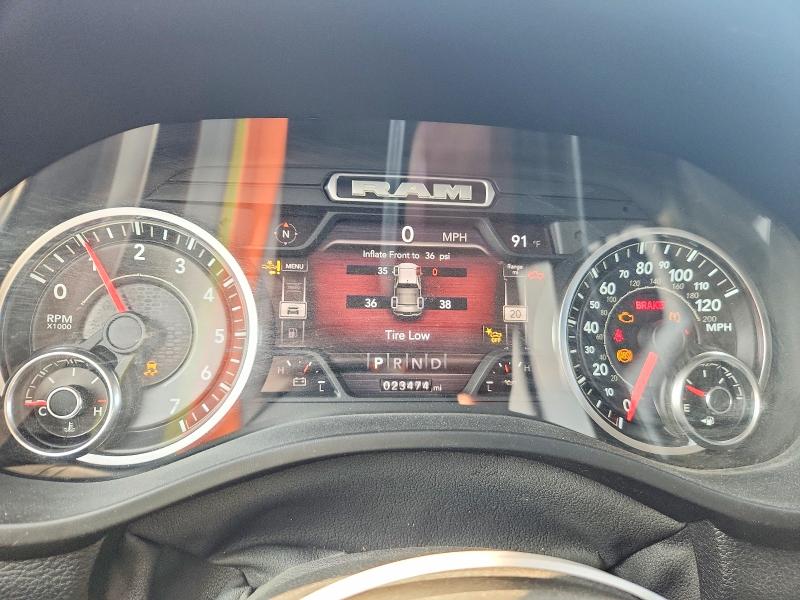 2022 Ram 1500 VIN 1C6RREJT4NN261314 COPART salvage auction — FRONT END, Tx - Salvage Vehicle Title, sold $12,300 on 2026-07-27 (photo 9)