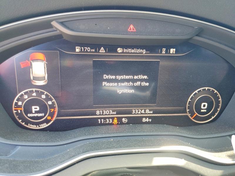 2019 Audi Q5 VIN WA1CNAFY6K2084893 COPART salvage auction — FRONT END, CA - SALVAGE CERTIFICATE, sold $10,400 on 2026-07-14 (photo 9)