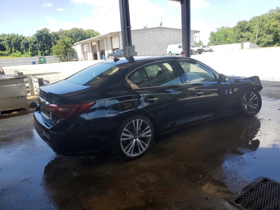 2021 Infiniti Q50 VIN JN1EV7CP0MM706704 COPART salvage auction — FRONT END, Ms - Certificate Of Title, sold $70 on 2026-07-30 (photo 3)