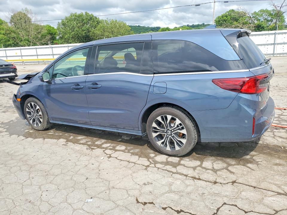 2025 Honda Odyssey VIN 5FNRL6H91SB028317 COPART salvage auction — FRONT END, Il - Salvage Certificate, sold $13,500 on 2026-07-27 (photo 2)