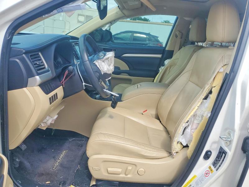 2015 Toyota Highlander VIN 5TDKKRFH9FS080585 COPART salvage auction — FRONT END, Salvage Title, sold $125 on 2026-07-21 (photo 7)