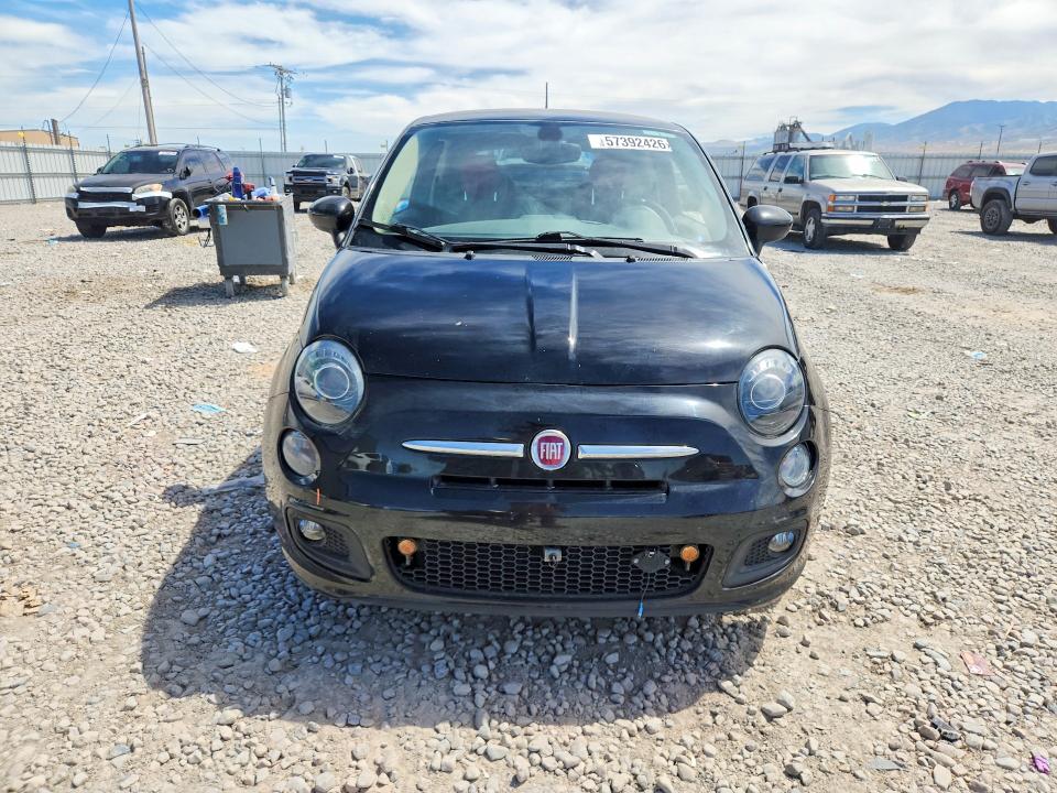 2017 Fiat 500 VIN 3C3CFFKR4HT553764 COPART salvage auction — SIDE, Ut - Salvage Certificate, sold $1,850 on 2026-07-10 (photo 5)