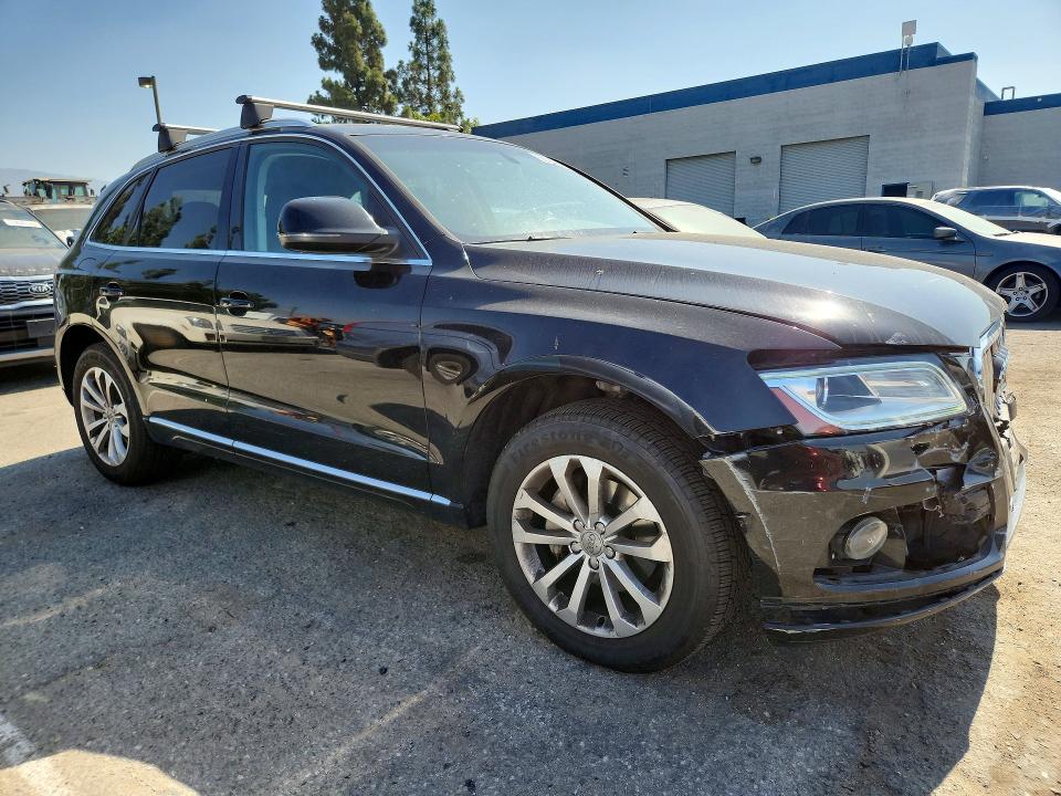 2014 Audi Q5 VIN WA1CFAFP0EA099145 COPART salvage auction — FRONT END, Ca - Salvage Certificate, sold $1,900 on 2026-07-28 (photo 4)
