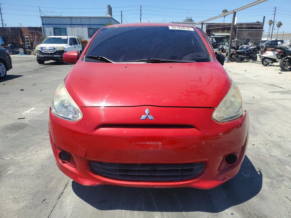 2015 Mitsubishi Mirage VIN ML32A3HJ8FH032132 COPART salvage auction — SIDE, Ca - Salvage Certificate, sold $650 on 2026-07-15 (photo 5)