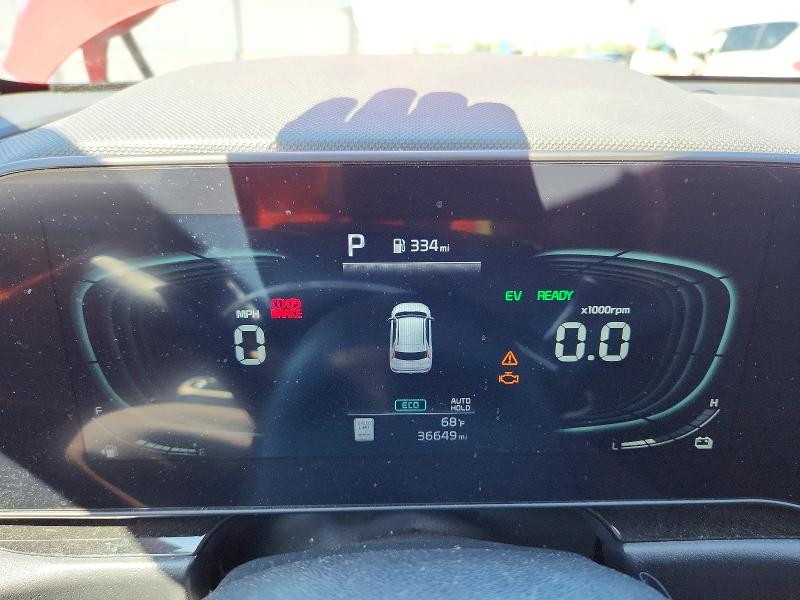2024 Kia Niro VIN KNDCR3LE2P5059737 COPART salvage auction — REAR END, Co - Salvage Title, sold $8,500 on 2026-08-17 (photo 9)