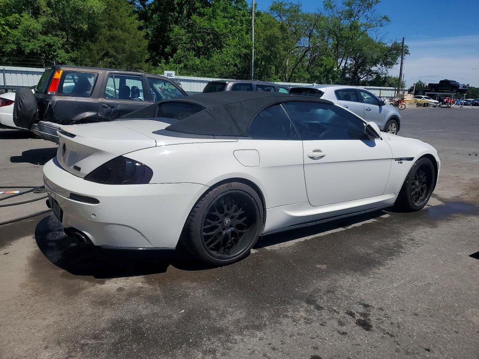 2008 BMW M6 VIN WBSEK93548CY79260 COPART salvage auction — MINOR DENT/SCRATCHES, Mt - Certificate Of Title, sold $11,400 on 2026-07-07 (photo 3)