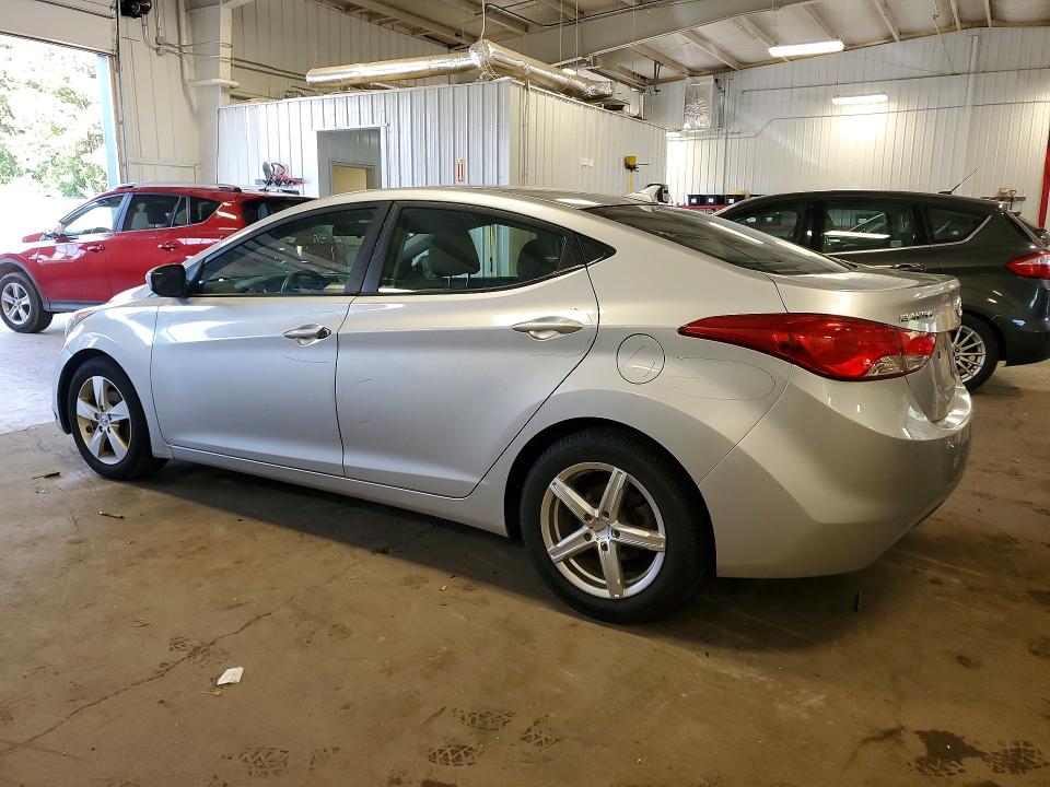 2013 Hyundai Elantra VIN 5NPDH4AE9DH324360 COPART salvage auction — VANDALISM, Mn - Cert Of Title-Prior Salvage, sold $525 on 2026-07-23 (photo 2)