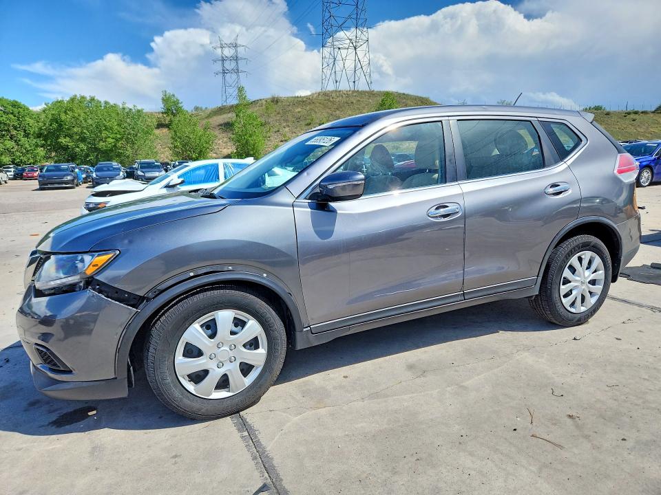 2015 Nissan Rogue VIN KNMAT2MV1FP518891 COPART salvage auction — SIDE, Co - Public - Salvage Title, sold $425 on 2026-07-22 (photo 1)