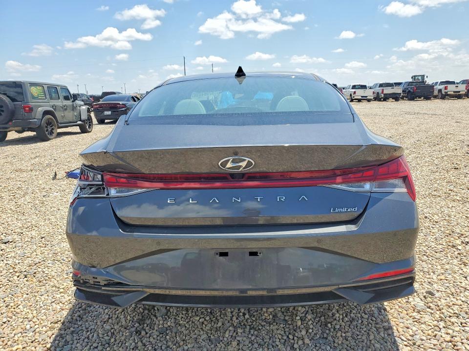 2022 Hyundai VIN 5NPLP4AG4NH064452 COPART salvage auction — REAR END, GA - CERT OF TITLE-SALVAGE, sold $225 on 2026-07-28 (photo 6)