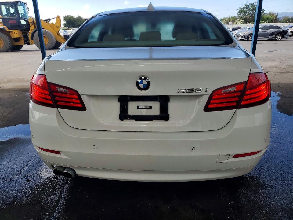 2014 BMW 5 series VIN WBA5A5C57ED505862 COPART salvage auction — FRONT END, CA - CERTIFICATE OF TITLE, sold $80 on 2026-07-16 (photo 6)