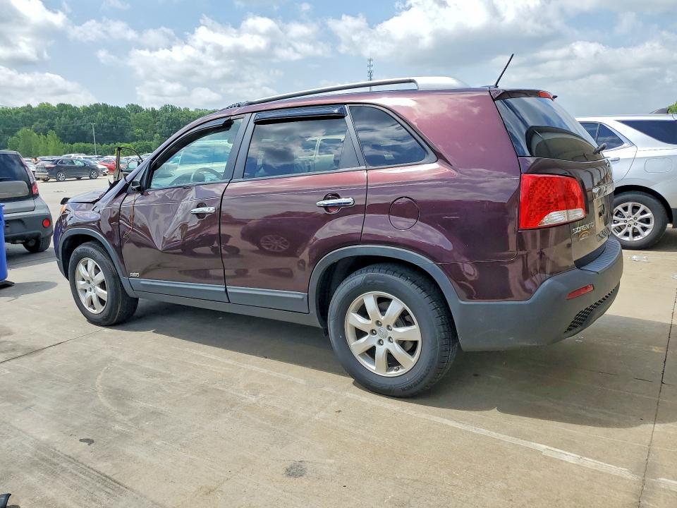 2012 Kia Sorento VIN 5XYKTDA28CG262161 COPART salvage auction — FRONT END, Ky - Cert Of Title-Salvage, sold $1,600 on 2026-07-30 (photo 2)