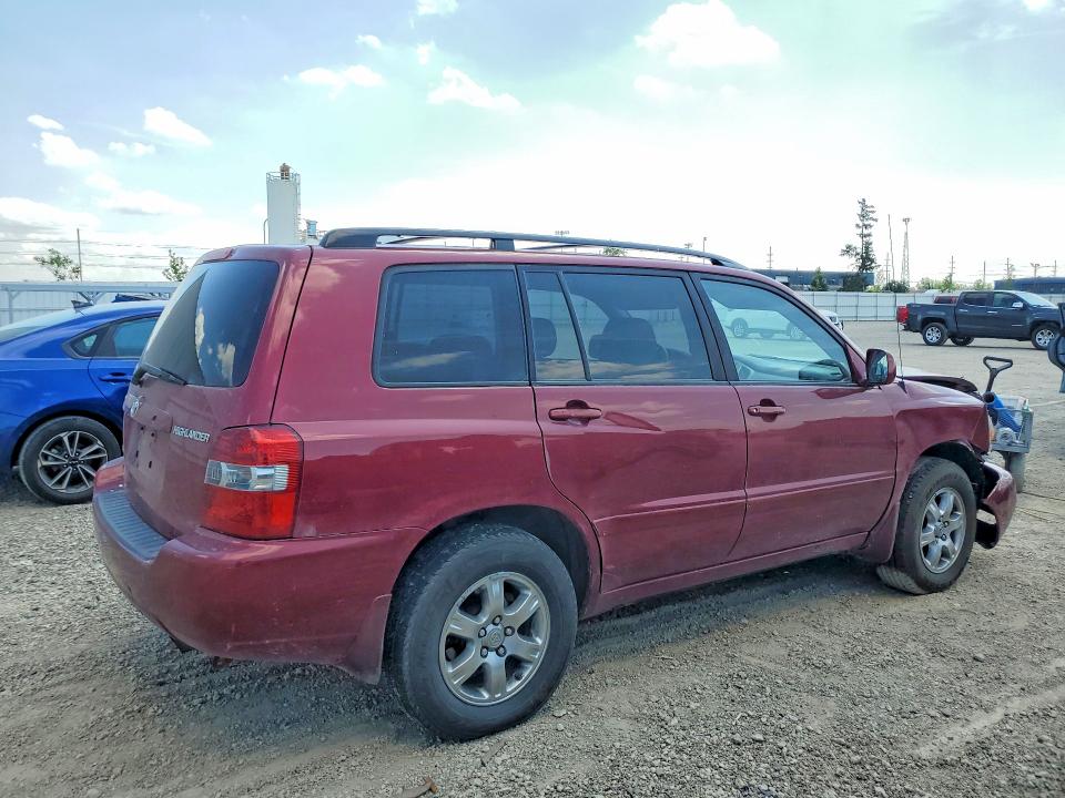 2006 Toyota Highlander VIN JTEGP21A460094014 COPART salvage auction — FRONT END, Ia - Cert Of Title-Salvage Title, sold $800 on 2026-07-29 (photo 3)
