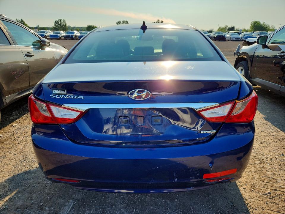 2013 Hyundai Sonata VIN 5NPEC4AC2DH619186 COPART salvage auction — REAR END, ON - PERMIT NO BRAND - UNFIT, sold $1,400 on 2026-07-14 (photo 6)