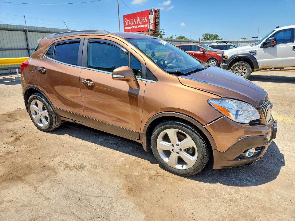 2016 Buick Encore VIN KL4CJBSB4GB549908 COPART salvage auction — FRONT END, Ks - Cert Of Title-Salvage, sold $850 on 2026-07-08 (photo 4)