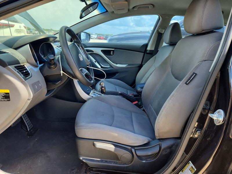 2011 Hyundai Elantra VIN KMHDH4AE2BU135709 COPART salvage auction — FRONT END, Tx - Salvage Vehicle Title, sold $1,100 on 2026-07-30 (photo 7)