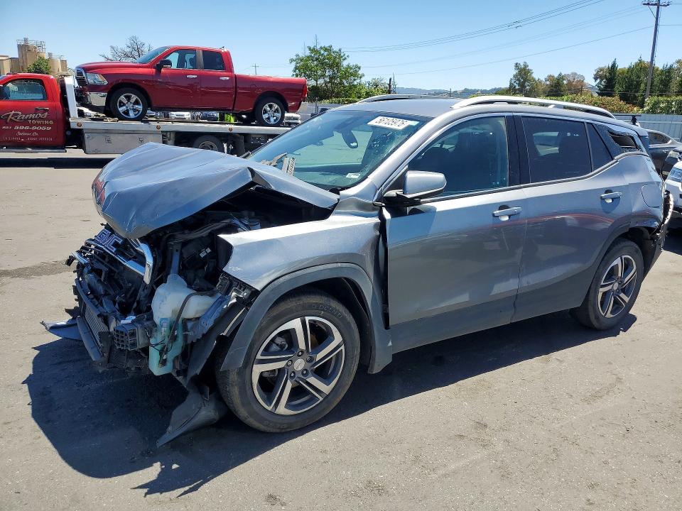 2021 Gmc Terrain VIN 3GKALPEV4ML369630 COPART salvage auction — FRONT END, Ca - Salvage Certificate, sold $800 on 2026-07-09 (photo 1)
