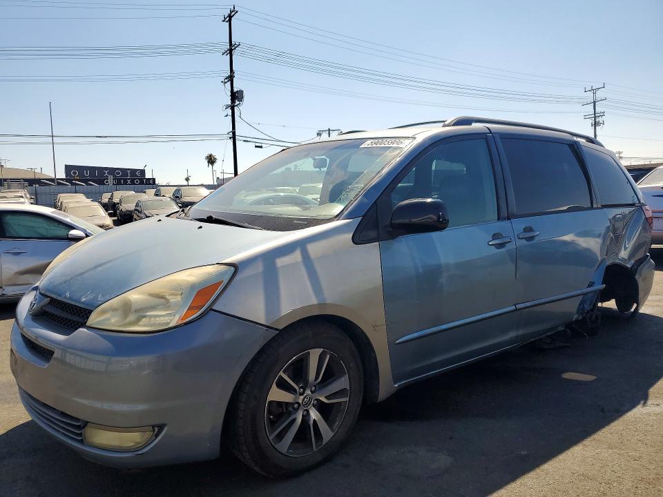 2004 Toyota Sienna VIN 5TDZA22C74S193807 COPART salvage auction — SIDE, Ca - Salvage Certificate, sold $550 on 2026-07-08 (photo 1)