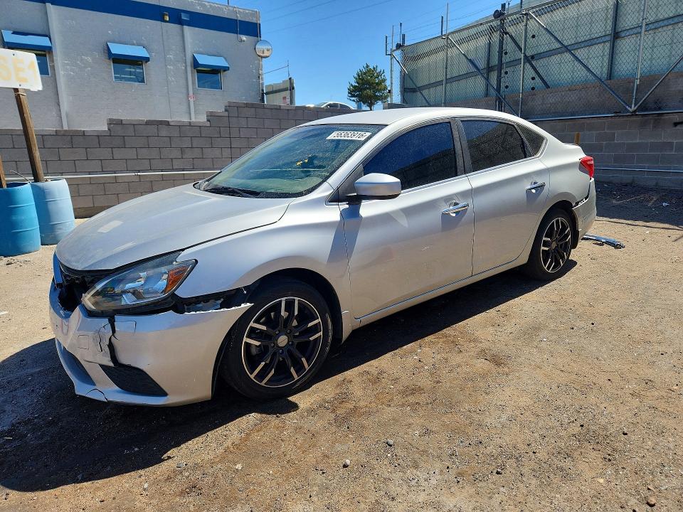 2018 Nissan Sentra VIN 3N1AB7AP5JY333405 COPART salvage auction — FRONT END, Nm - Cert Of Title-Salvage, sold $1,450 on 2026-07-09 (photo 1)
