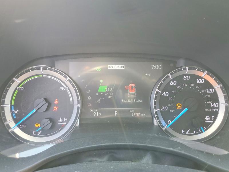 2023 Toyota Highlander VIN 5TDKBRCH0PS585789 COPART salvage auction — FRONT END, Ia - Cert Of Title-Salvage Title, sold $16,000 on 2026-07-15 (photo 9)