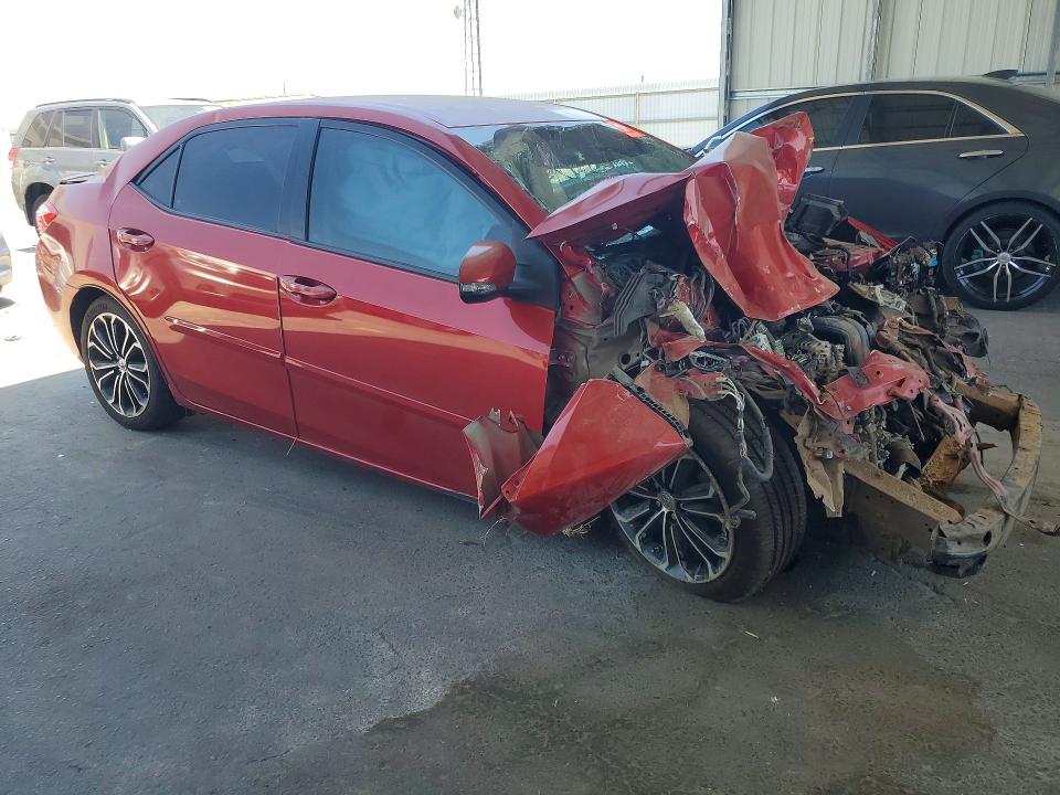 2015 Toyota Corolla VIN 5YFBURHE3FP349038 COPART salvage auction — FRONT END, Ca - Salvage Certificate, sold $875 on 2026-07-09 (photo 4)