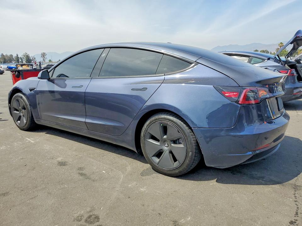 2022 Tesla Model 3 VIN 5YJ3E1EA5NF286149 COPART salvage auction — SIDE, Ca - Salvage Certificate, sold $6,000 on 2026-07-15 (photo 2)