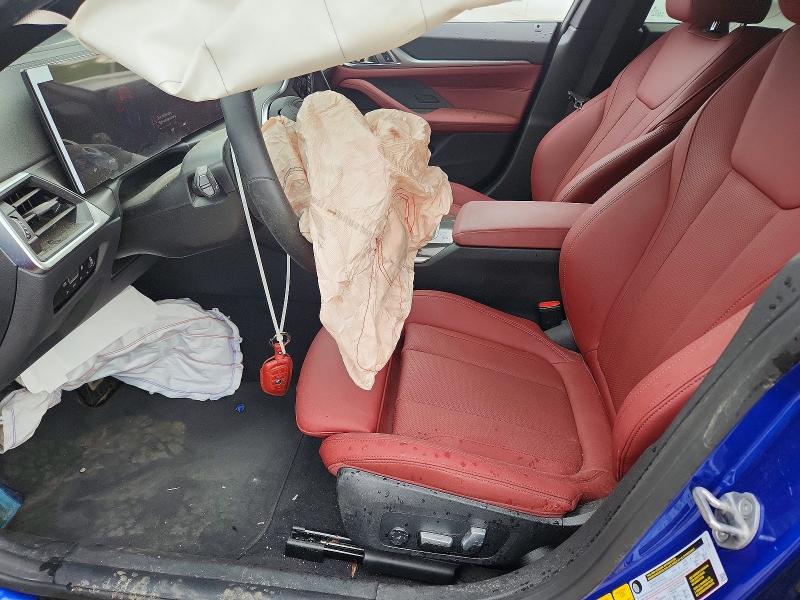 2024 BMW I4 VIN WBY33AW09RFR75073 COPART salvage auction — FRONT END, Il - Salvage Certificate, sold $18,200 on 2026-07-14 (photo 7)