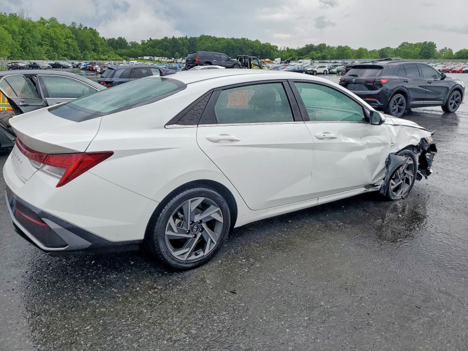 2024 Hyundai Elantra VIN KMHLS4DG6RU753121 COPART salvage auction — FRONT END, Pa - Certificate Of Salvage, sold $6,800 on 2026-07-28 (photo 3)