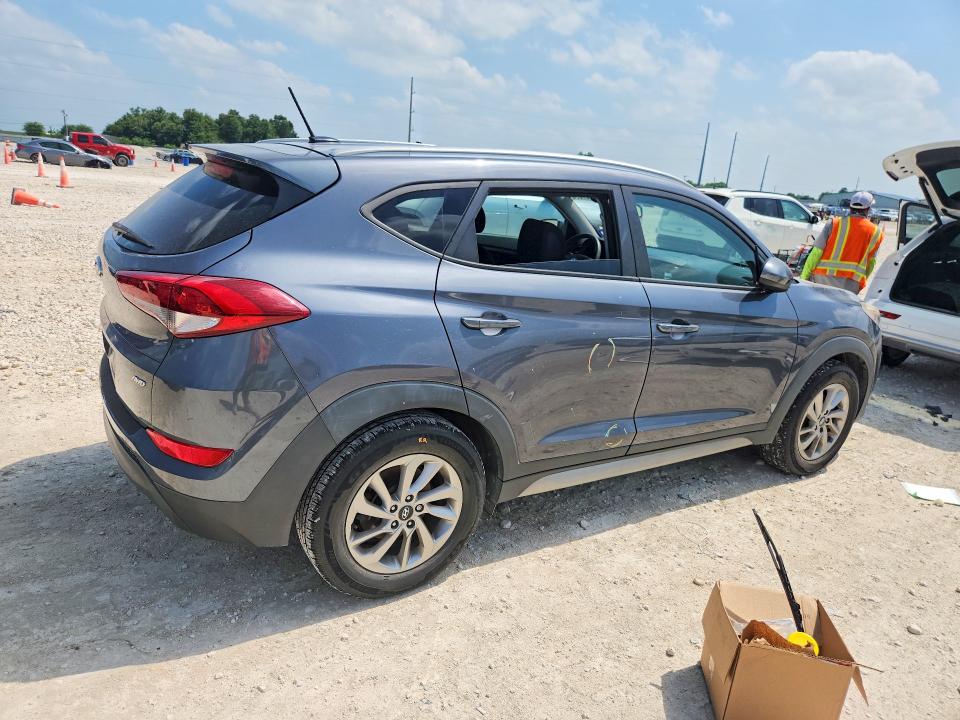 2017 Hyundai Tucson VIN KM8J3CA41HU334584 COPART salvage auction — VANDALISM, Tx - Certificate Of Title, sold $100 on 2026-07-30 (photo 3)