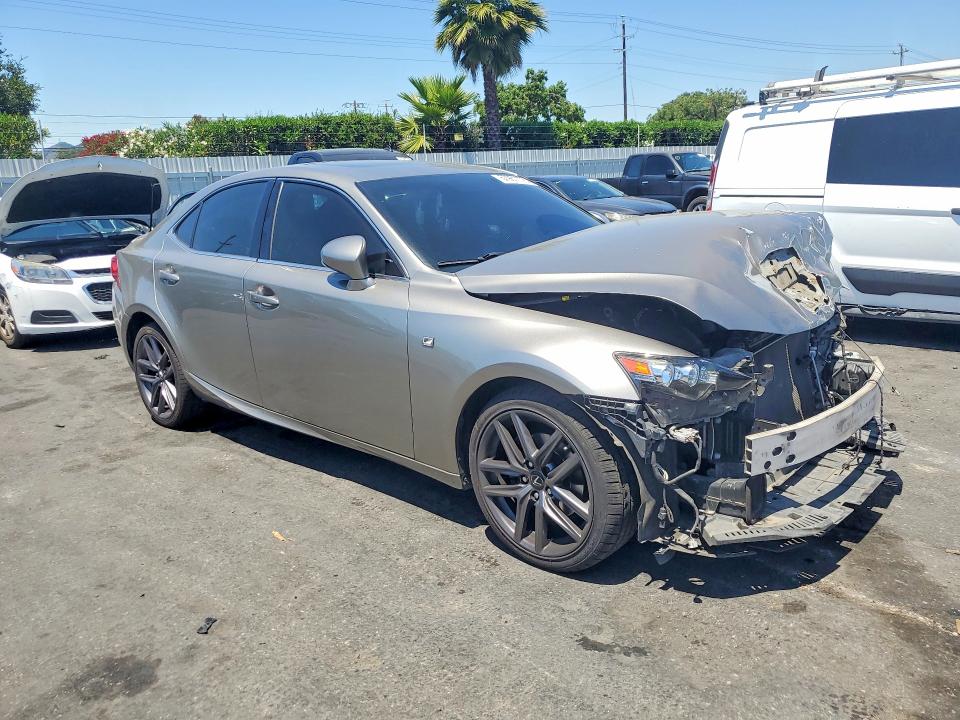 2015 Lexus Is VIN JTHBF1D26F5062179 COPART salvage auction — FRONT END, Ca - Salvage Certificate, sold $3,700 on 2026-07-14 (photo 4)