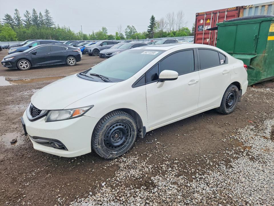 2015 Honda Civic VIN 2HGFB2E53FH042110 COPART salvage auction — MINOR DENT/SCRATCHES, On - Permit No Brand - Unfit, sold $1,750 on 2026-07-03 (photo 1)