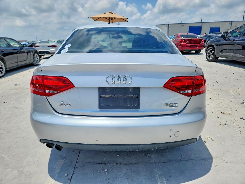 2009 Audi A4 VIN WAUSF78K39A078573 COPART salvage auction — SIDE, TX - SALVAGE VEHICLE TITLE, sold $600 on 2026-07-24 (photo 6)