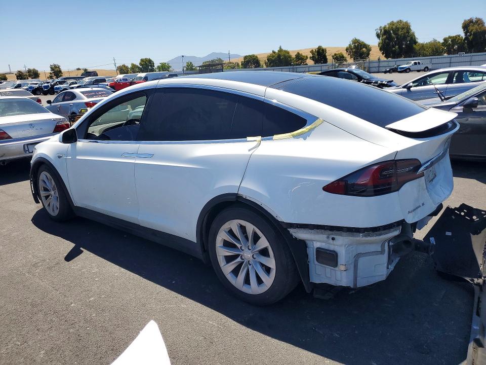 2016 Tesla Model x VIN 5YJXCAE23GF003279 COPART salvage auction — REAR END, Ca - Salvage Certificate, sold $5,600 on 2026-07-13 (photo 2)