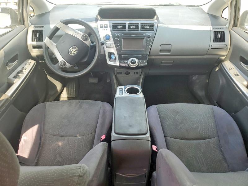 2012 Toyota Prius v VIN JTDZN3EU3C3166196 COPART salvage auction — FRONT END, FL - CERT OF TTL-REBUILT&SLVG RBLD, sold $1,300 on 2026-07-02 (photo 8)