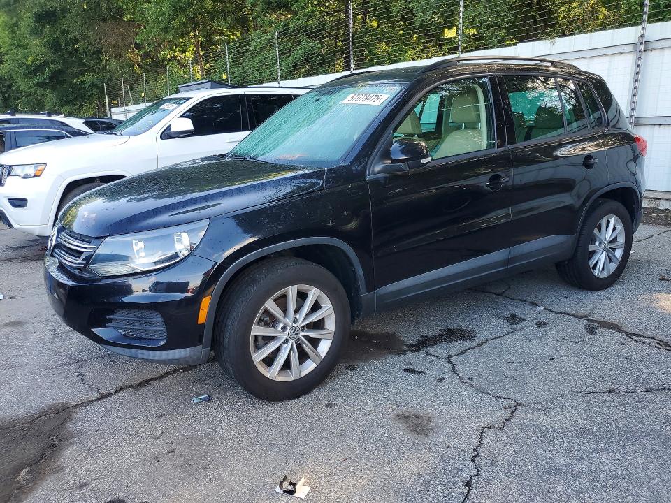 2015 Volkswagen Tiguan VIN WVGAV7AXXFW614663 COPART salvage auction — FRONT END, Ga - Certificate Of Title, sold $400 on 2026-07-17 (photo 1)