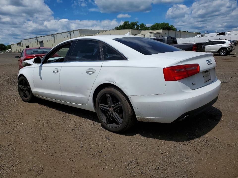 2013 Audi A6 VIN WAUGFAFC5DN110200 COPART salvage auction — FRONT END, Ct - Certificate Of Title, sold $450 on 2026-07-10 (photo 2)