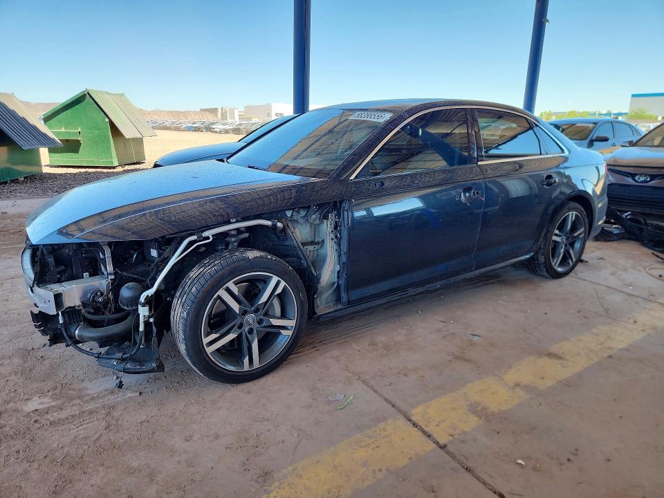 2018 Audi A4 VIN WAUENAF48JA066862 — COPART salvage auction photo