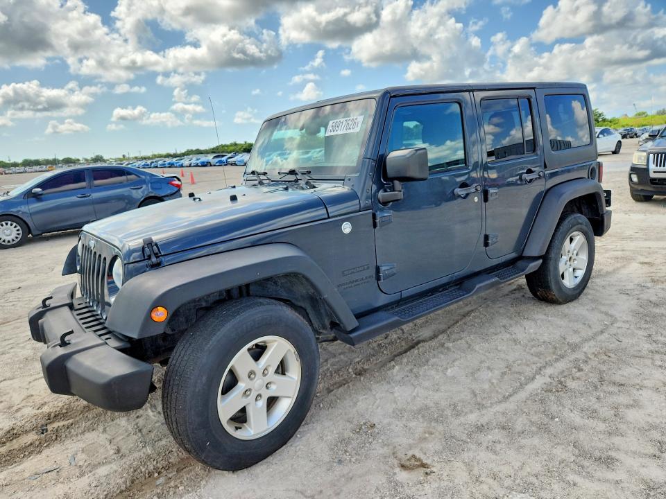 2016 Jeep Wrangler / VIN 1C4BJWDGXGL207228 COPART salvage auction — MINOR DENT/SCRATCHES, Vi - Clean Title (P), sold $5,600 on 2026-07-23 (photo 1)