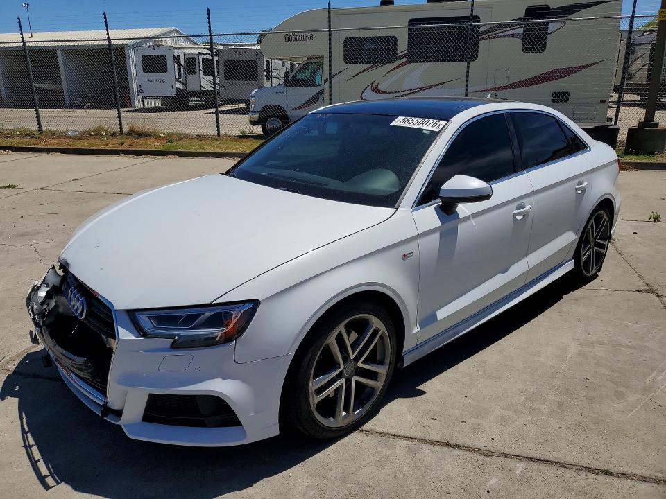 2017 Audi VIN WAUGUGFF9H1030933 COPART salvage auction — FRONT END, Ca - Salvage Certificate, sold $4,450 on 2026-07-13 (photo 1)