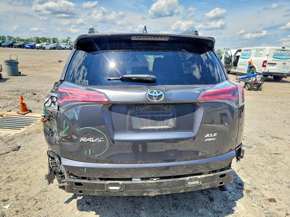 2018 Toyota Rav 4 VIN JTMRFREVXJJ720576 COPART salvage auction — REAR END, Va - Cert Of Title - Salvage, sold $1,100 on 2026-07-29 (photo 6)