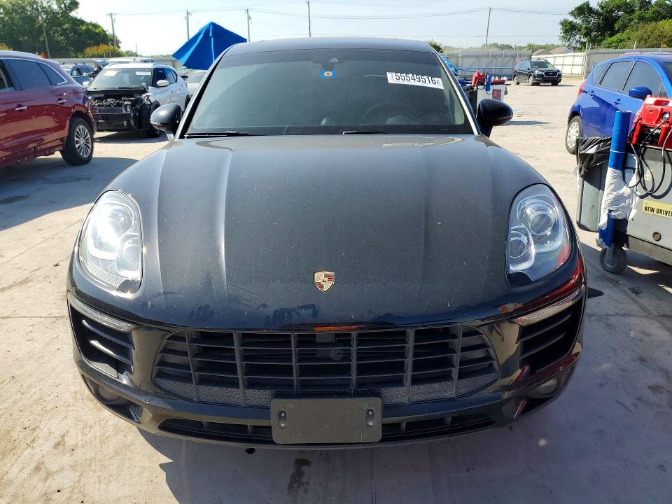 2018 Porsche Macan VIN WP1AB2A50JLB35627 COPART salvage auction — REAR END, Tx - Salvage Vehicle Title, sold $9,500 on 2026-07-09 (photo 5)