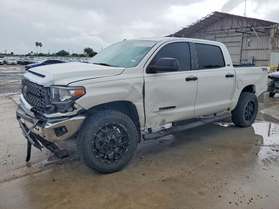 2019 Toyota Tundra VIN 5TFEM5F17KX135591 COPART salvage auction — FRONT END, Tx - Salvage Vehicle Title, sold $100 on 2026-07-28 (photo 1)