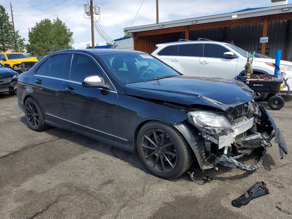 2009 Mercedes-benz C-klasse VIN WDDGF81X89R054779 COPART salvage auction — FRONT END, CO - PUBLIC - SALVAGE TITLE (P), sold $275 on 2026-07-23 (photo 4)