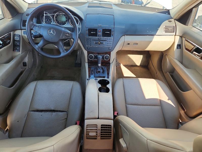 2010 Mercedes-benz C class VIN WDDGF8BB1AR106566 COPART salvage auction — WATER/FLOOD, Oh - Cert Of Title-Flood History, sold $425 on 2026-07-10 (photo 8)