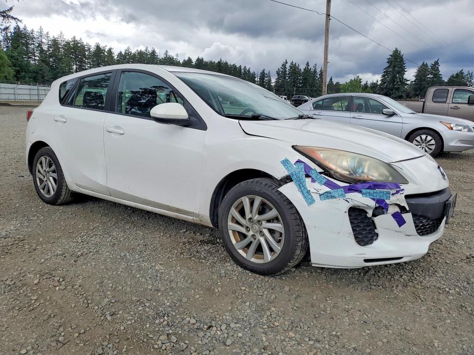 2012 Mazda 3 VIN JM1BL1L82C1572029 COPART salvage auction — FRONT END, WA - BILL OF SALE, sold $275 on 2026-07-10 (photo 4)