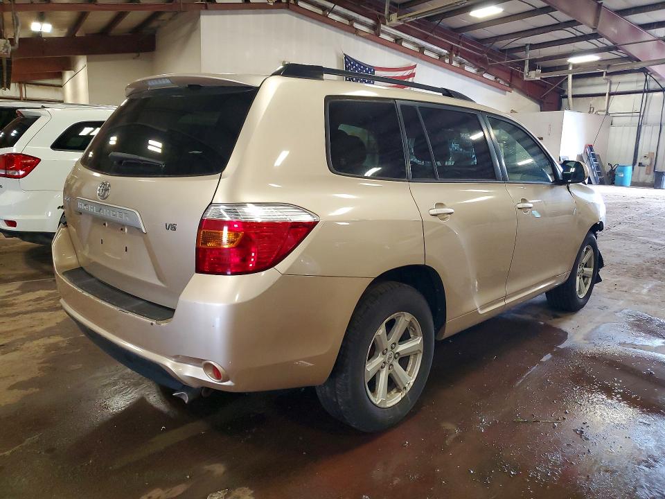 2008 Toyota Highlander VIN JTEDS41A982026778 COPART salvage auction — FRONT END, Mi - Certificate Of Title, sold $1,350 on 2026-07-06 (photo 3)