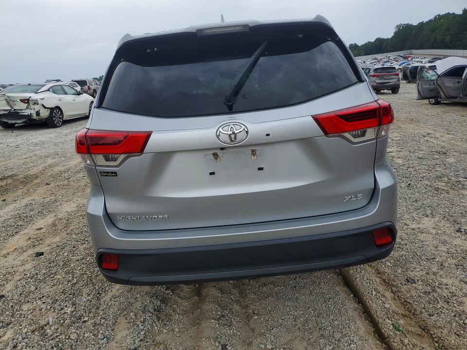 2019 Toyota Highlander VIN 5TDKZRFH5KS572326 COPART salvage auction — FRONT END, Ga - Cert Of Title-Salvage, sold $3,250 on 2026-07-29 (photo 6)