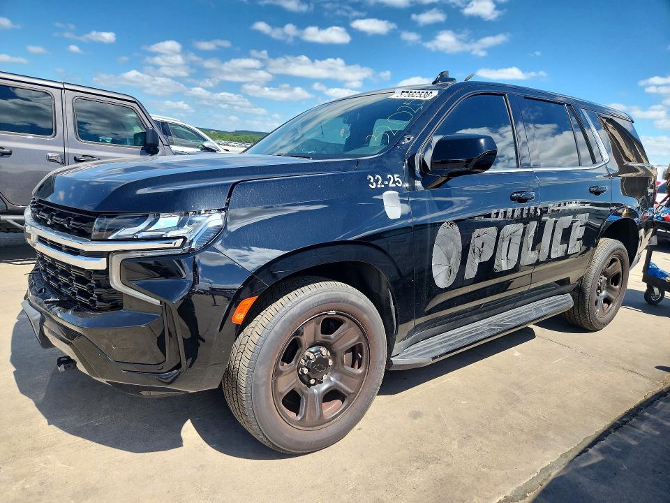 2023 Chevrolet VIN 1GNSCLED0PR493687 COPART salvage auction — FRONT END, Tx - Salvage Vehicle Title, sold $4,100 on 2026-07-02 (photo 1)