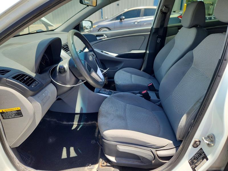 2012 Hyundai Accent VIN KMHCT5AEXCU049288 COPART salvage auction — WATER/FLOOD, Salvage Title, sold $350 on 2026-07-20 (photo 7)