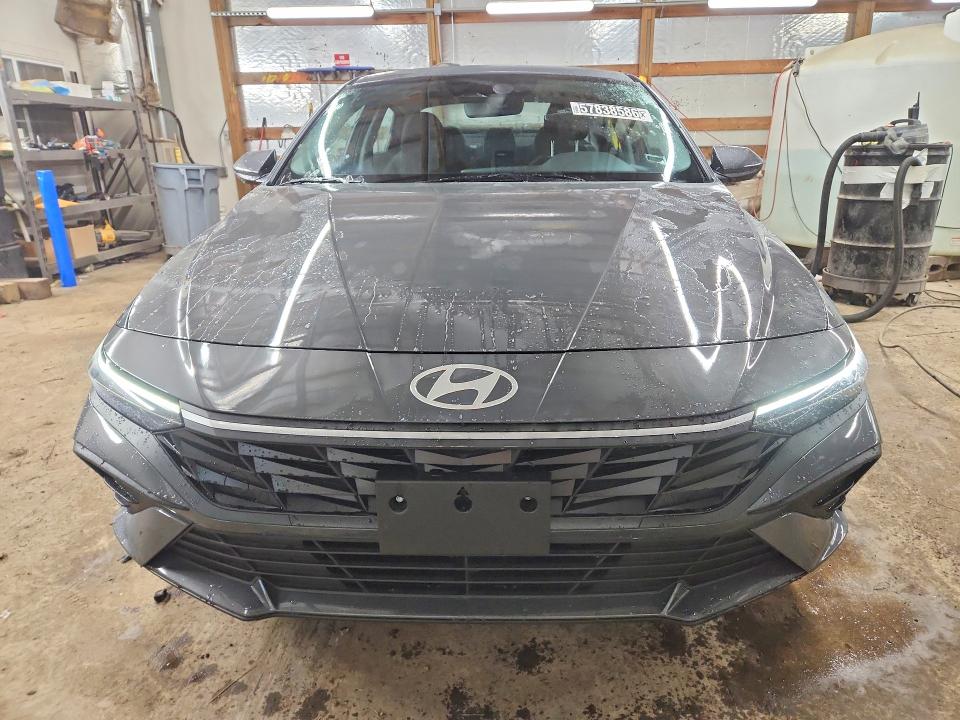 2026 Hyundai Elantra VIN KMHLM4DJ9TU210830 COPART salvage auction — REAR END, Ia - Certificate Of Title (P), sold $12,600 on 2026-07-13 (photo 5)