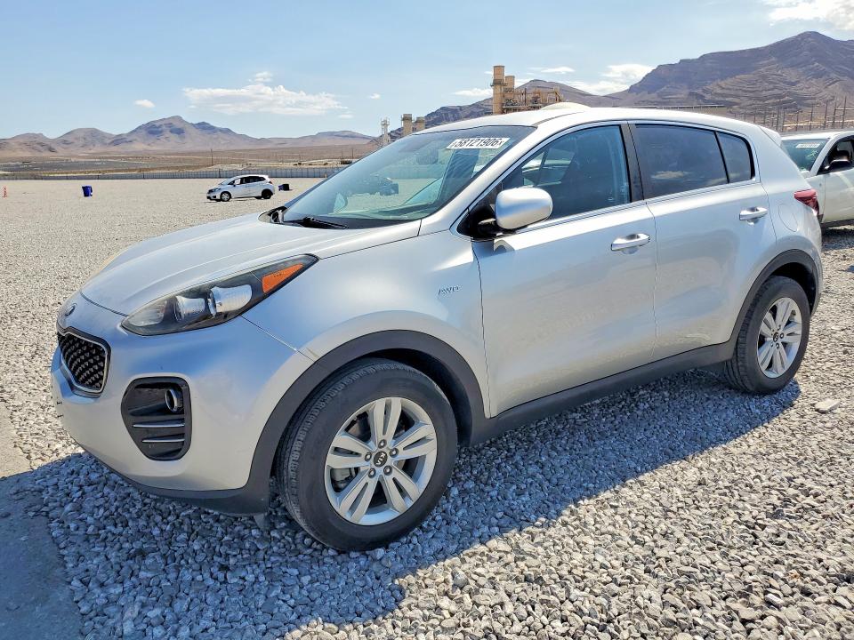 2017 Kia Sportage VIN KNDPMCAC6H7163767 COPART salvage auction — MINOR DENT/SCRATCHES, Nv - Certificate Of Title, sold $3,350 on 2026-07-27 (photo 1)